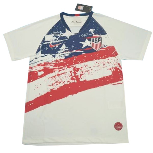 Camiseta de Entrenamiento Estados Unidos 2019 Blanco